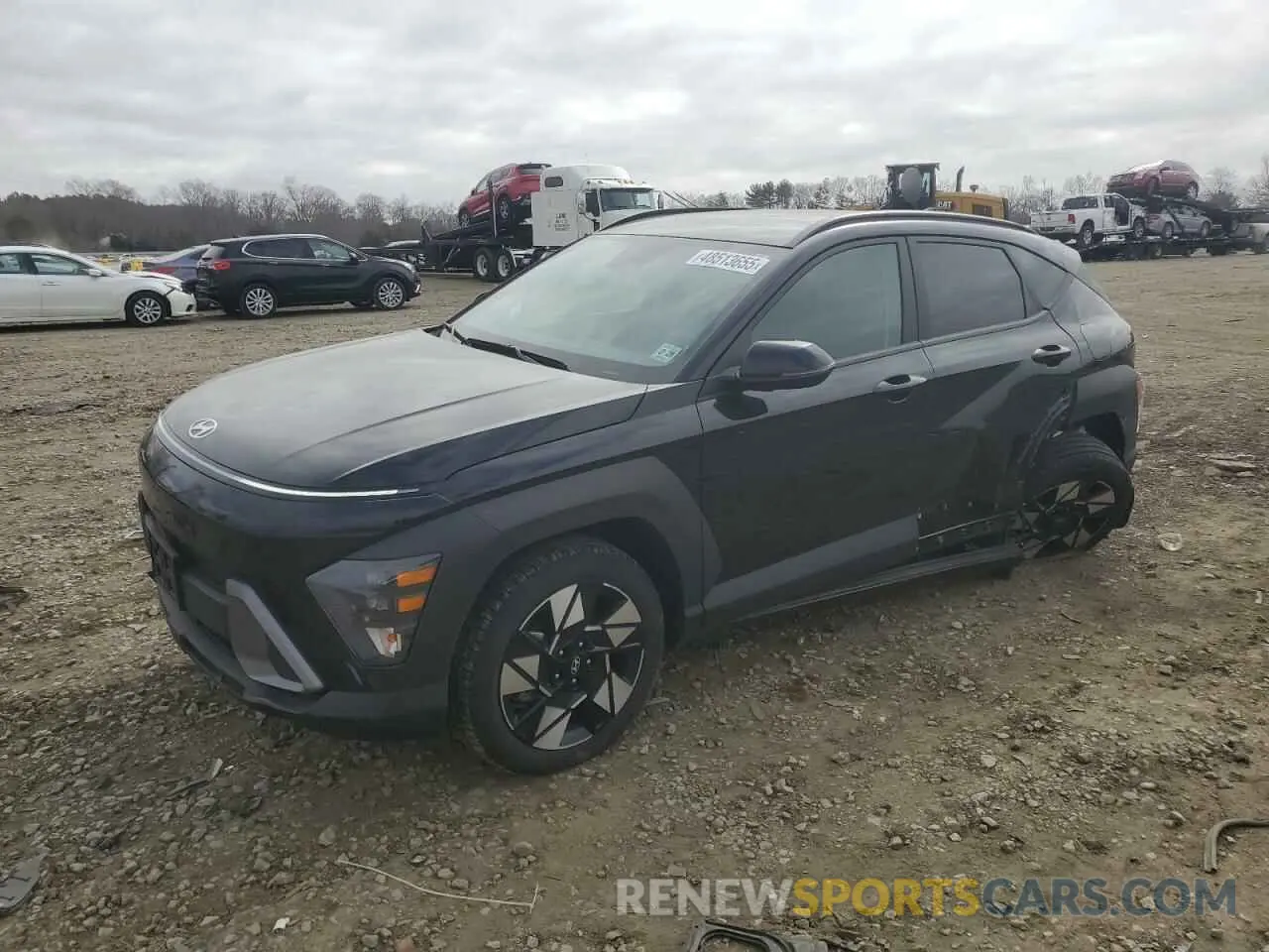 1 Photograph of a damaged car KM8HBCAB0RU083557 HYUNDAI KONA 2024