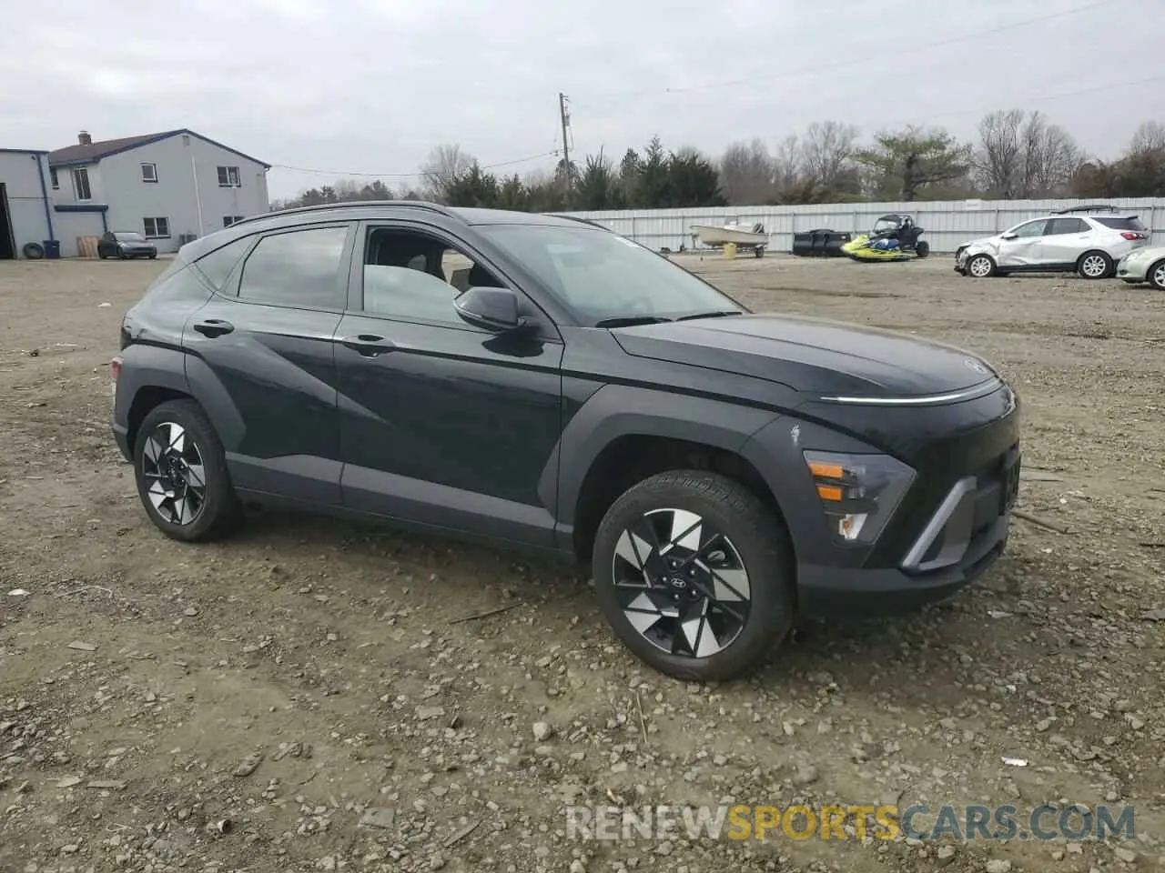 4 Photograph of a damaged car KM8HBCAB0RU083557 HYUNDAI KONA 2024