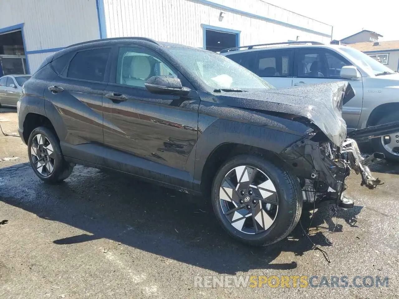 4 Photograph of a damaged car KM8HBCAB0RU151663 HYUNDAI KONA 2024
