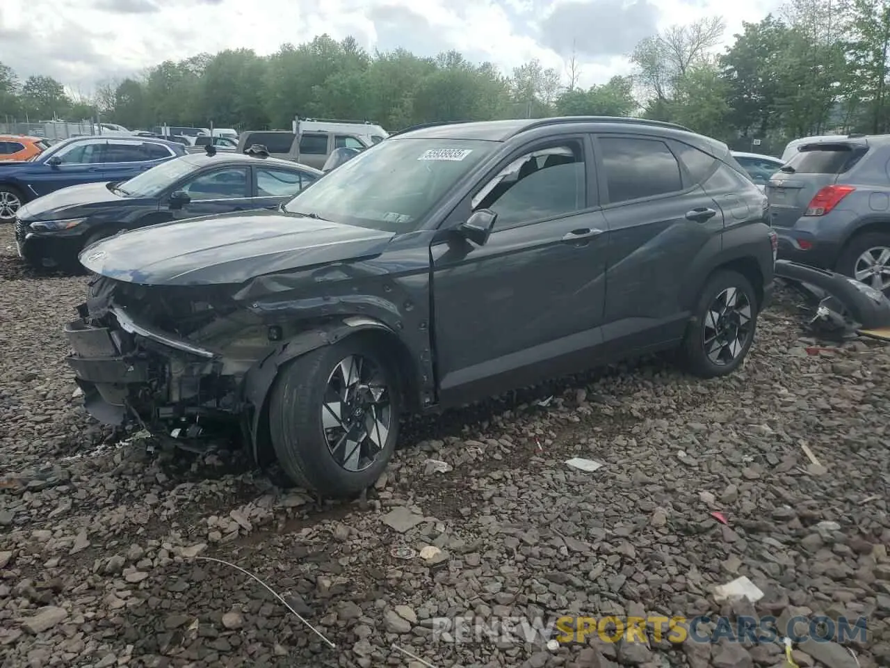 1 Photograph of a damaged car KM8HBCAB1RU072082 HYUNDAI KONA 2024