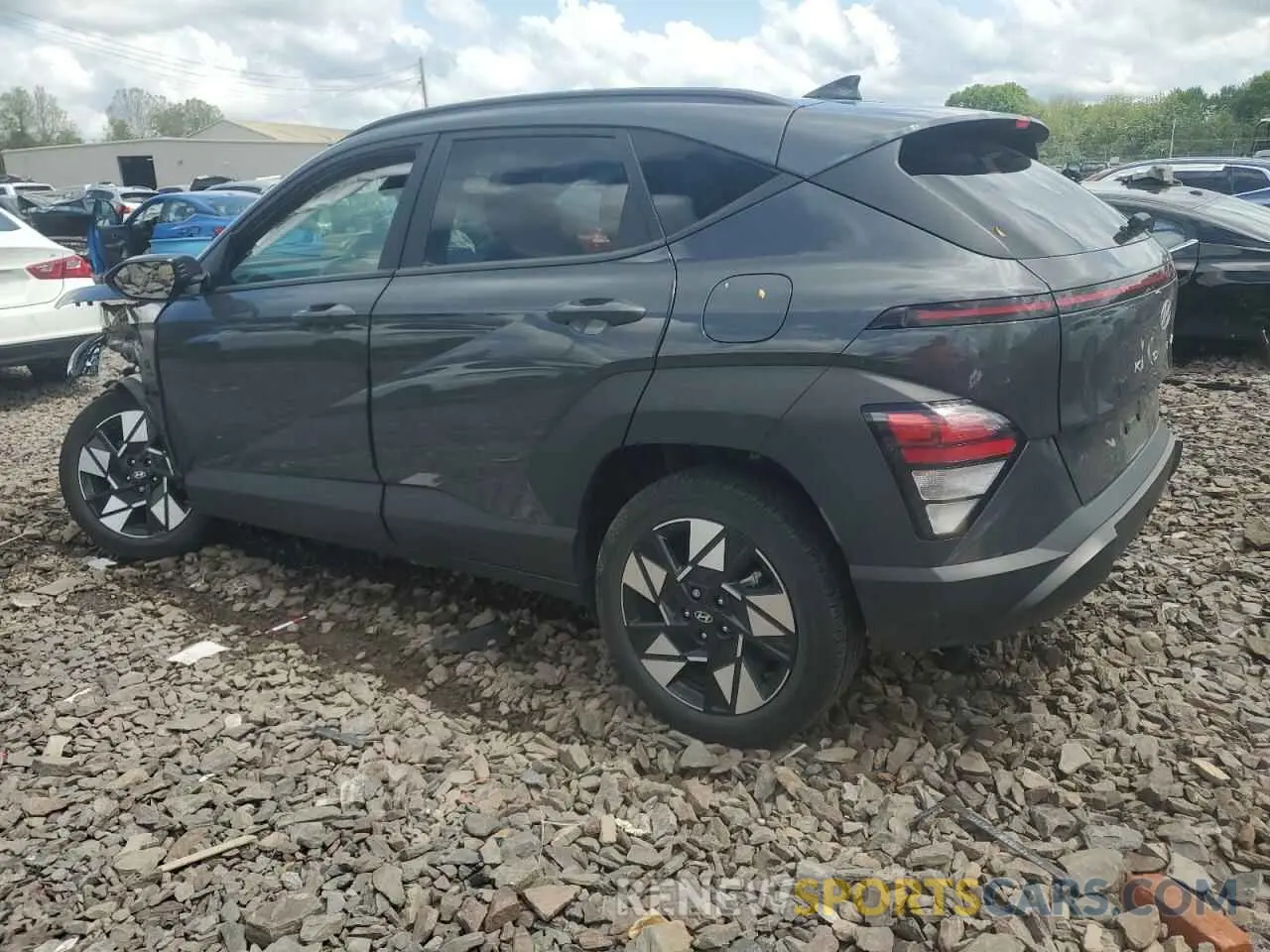 2 Photograph of a damaged car KM8HBCAB1RU072082 HYUNDAI KONA 2024