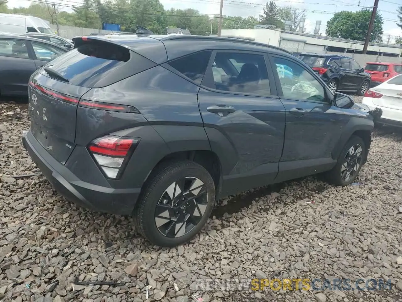 3 Photograph of a damaged car KM8HBCAB1RU072082 HYUNDAI KONA 2024