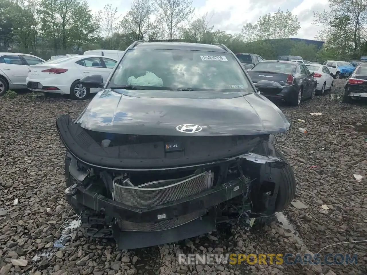 5 Photograph of a damaged car KM8HBCAB1RU072082 HYUNDAI KONA 2024