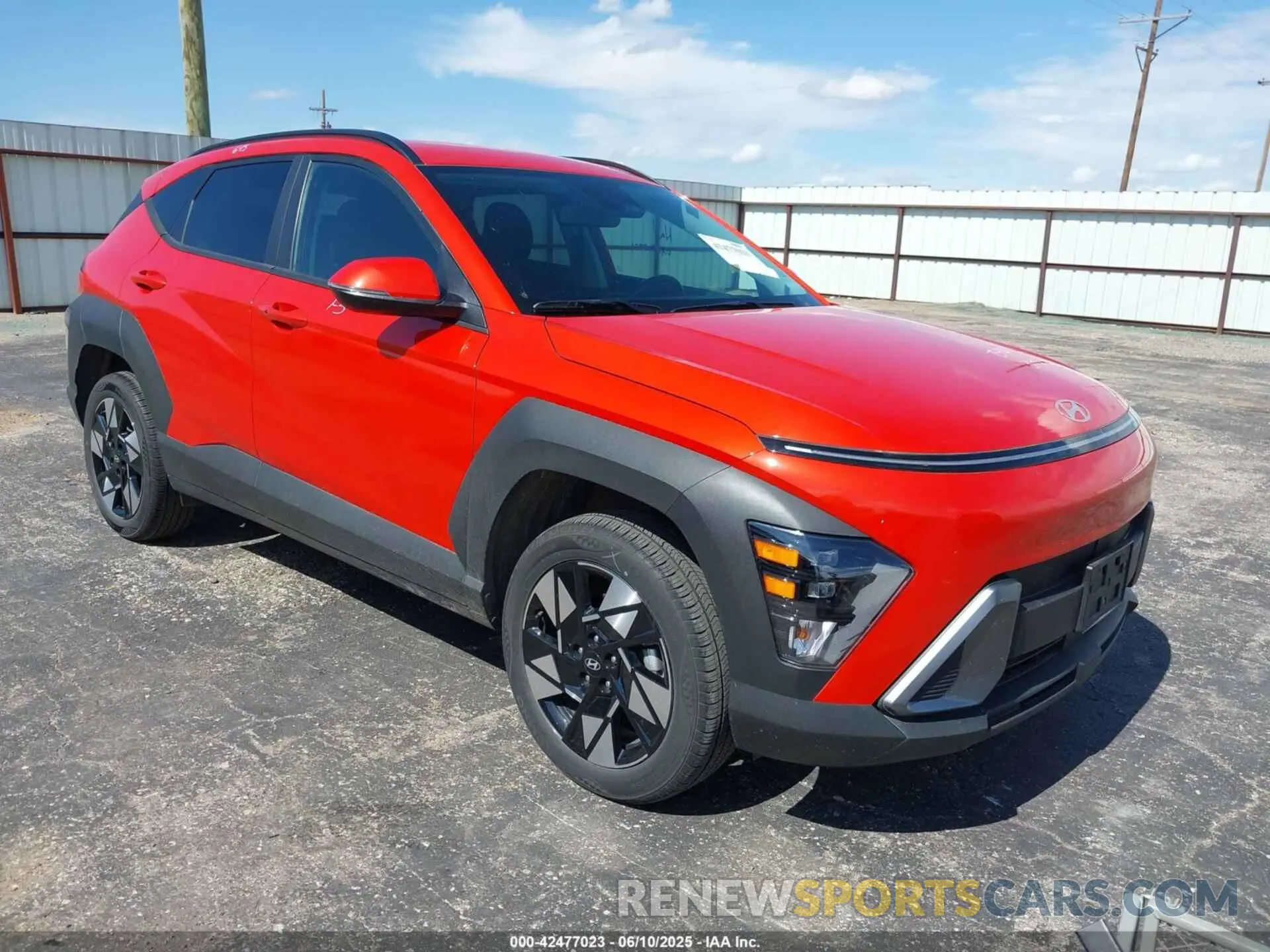 1 Photograph of a damaged car KM8HBCAB1RU180167 HYUNDAI KONA 2024