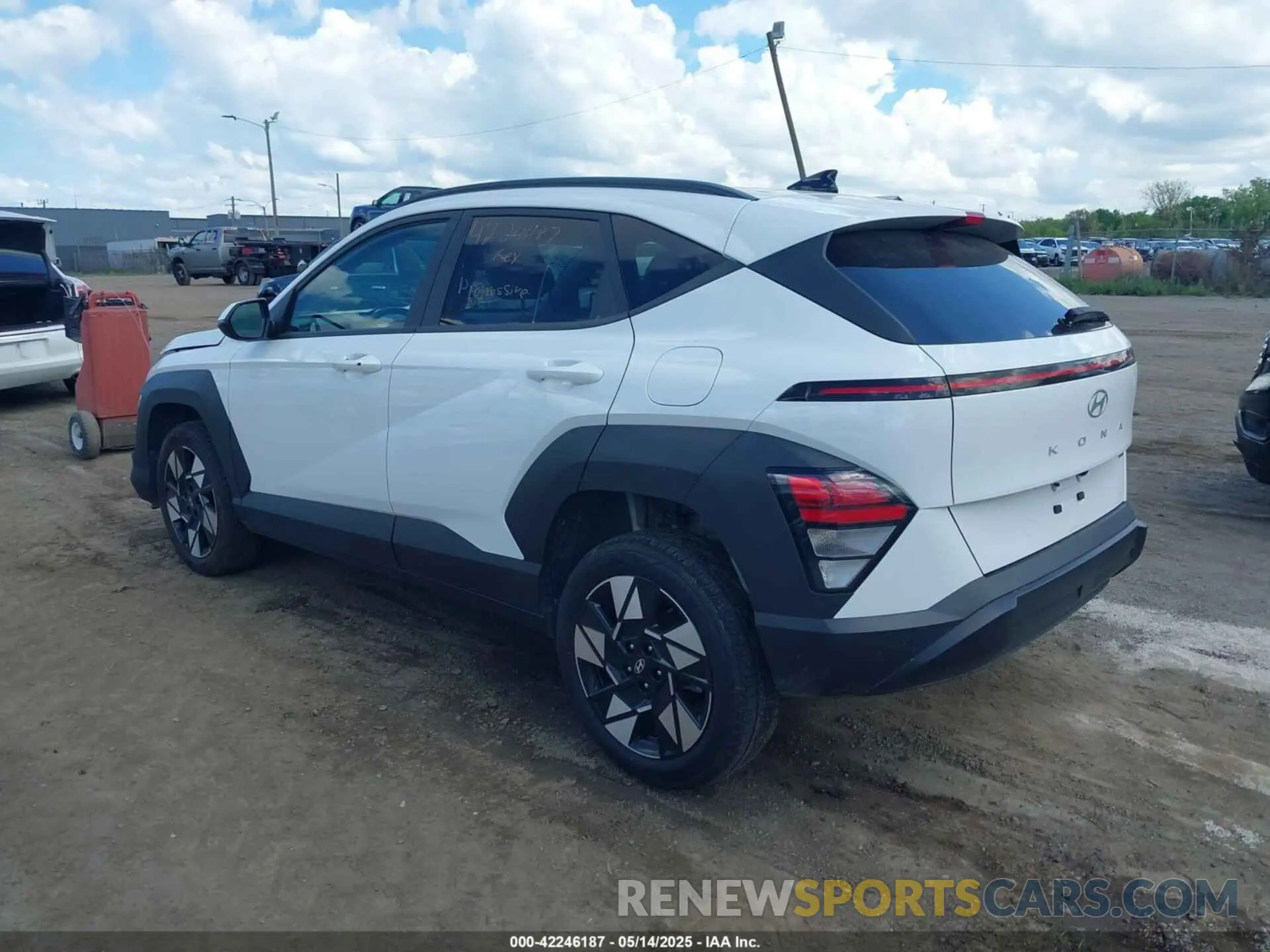 3 Photograph of a damaged car KM8HBCAB2RU077839 HYUNDAI KONA 2024