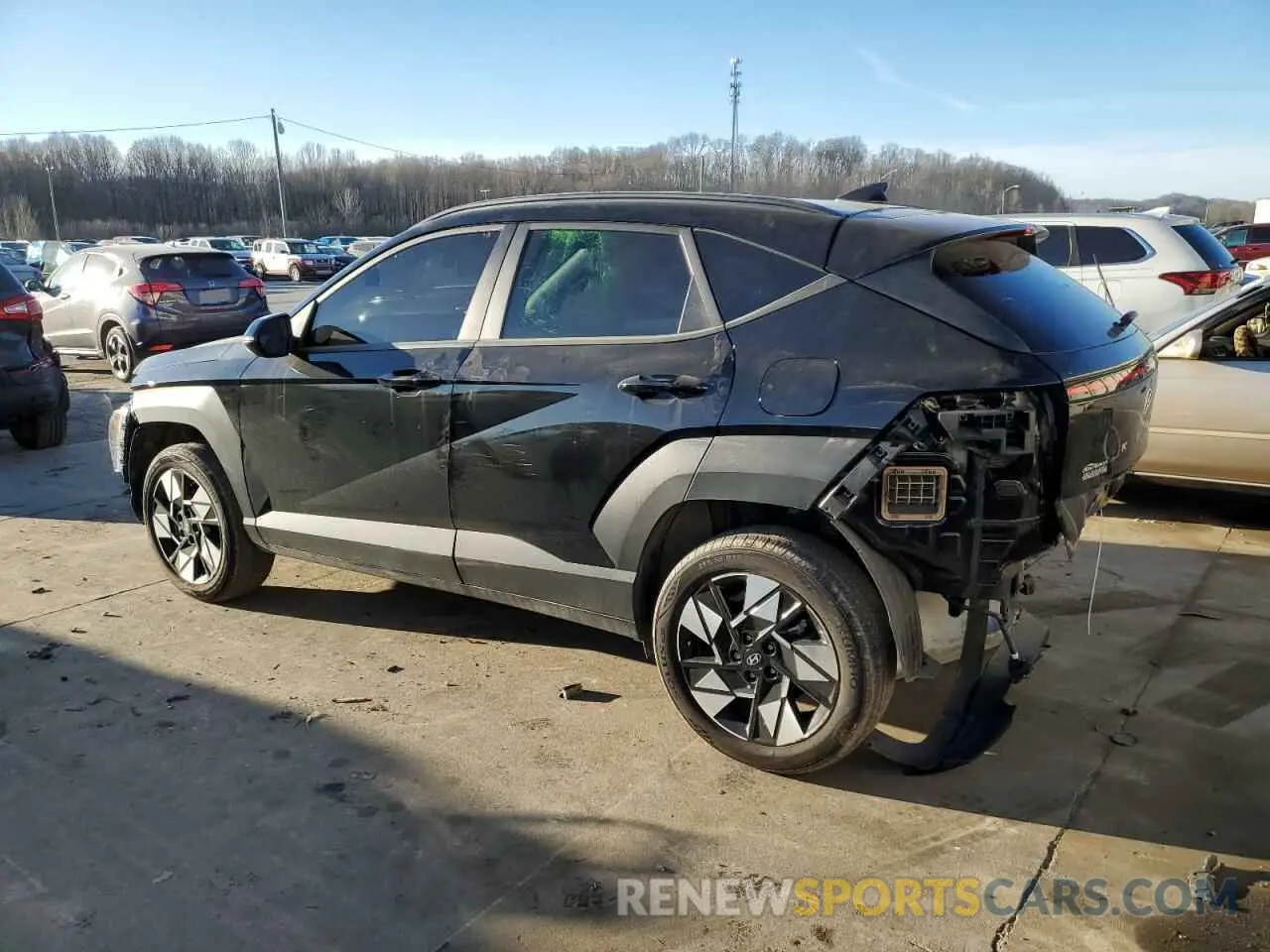 2 Photograph of a damaged car KM8HBCAB2RU105218 HYUNDAI KONA 2024