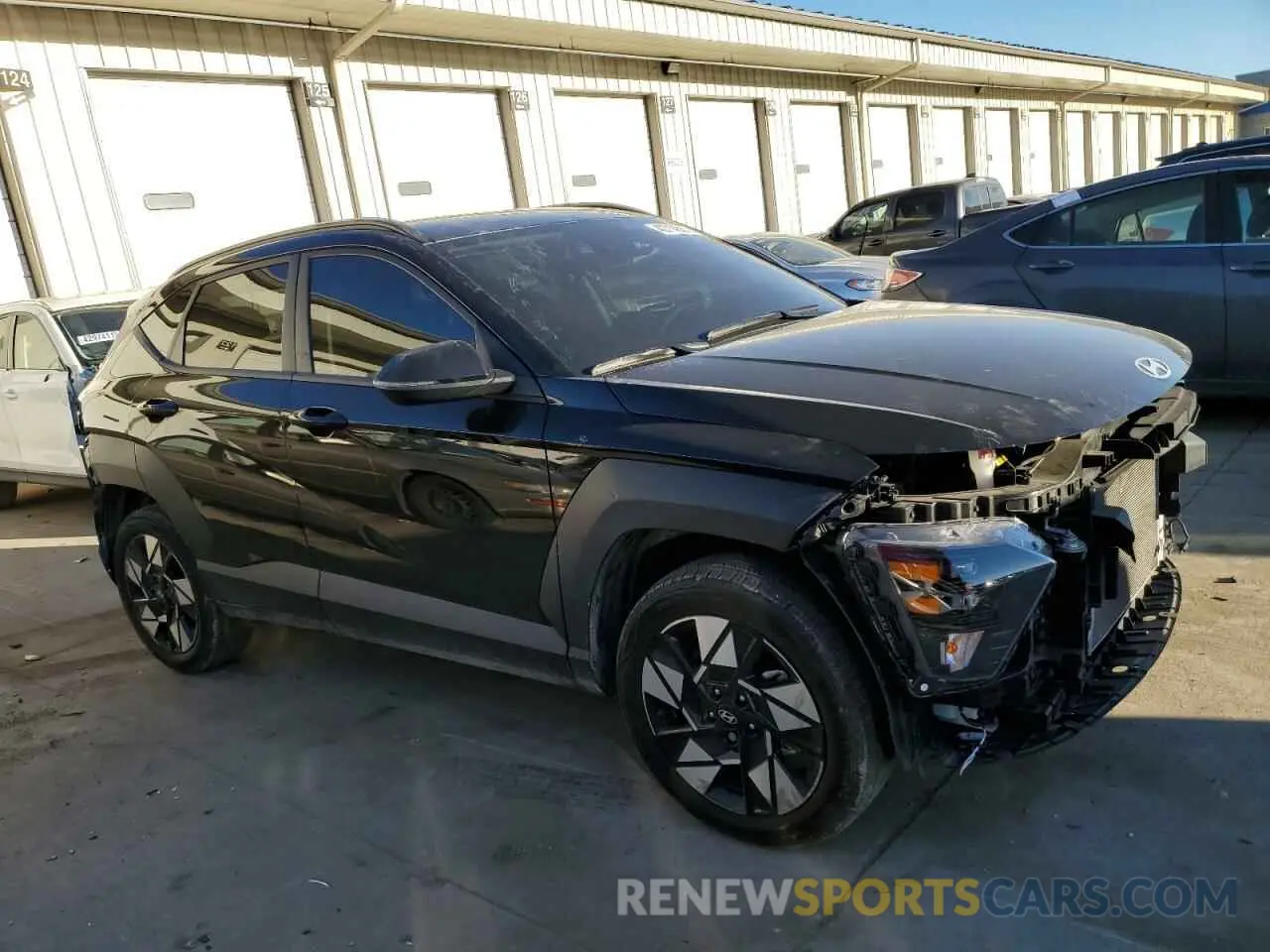 4 Photograph of a damaged car KM8HBCAB2RU105218 HYUNDAI KONA 2024