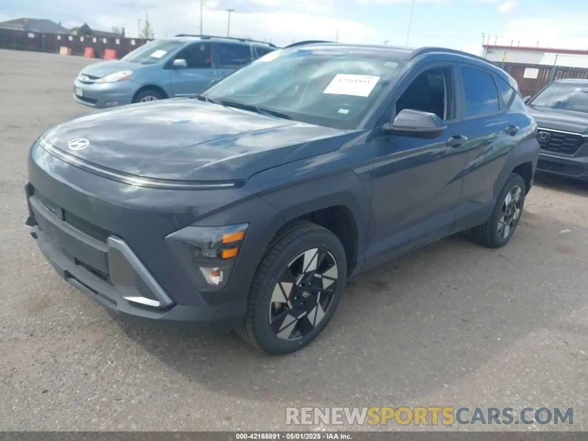 2 Photograph of a damaged car KM8HBCAB2RU118633 HYUNDAI KONA 2024