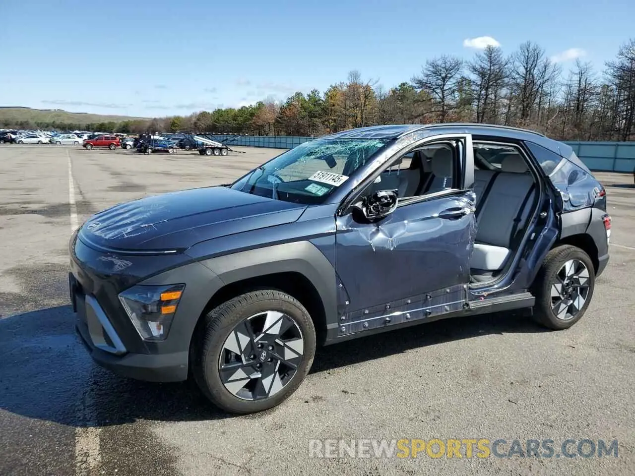 1 Photograph of a damaged car KM8HBCAB3RU106426 HYUNDAI KONA 2024