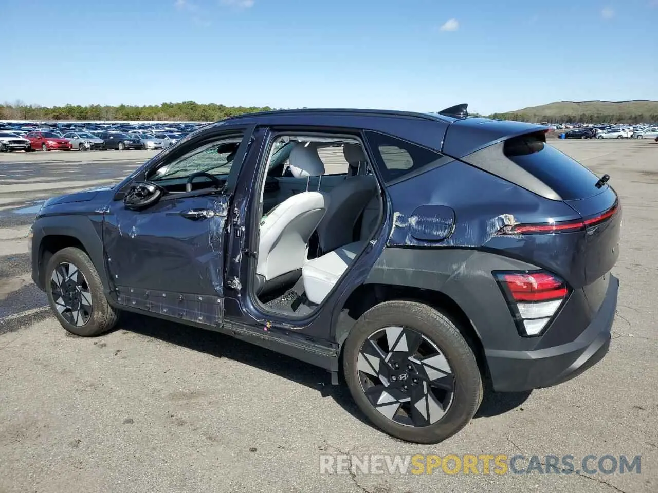 2 Photograph of a damaged car KM8HBCAB3RU106426 HYUNDAI KONA 2024