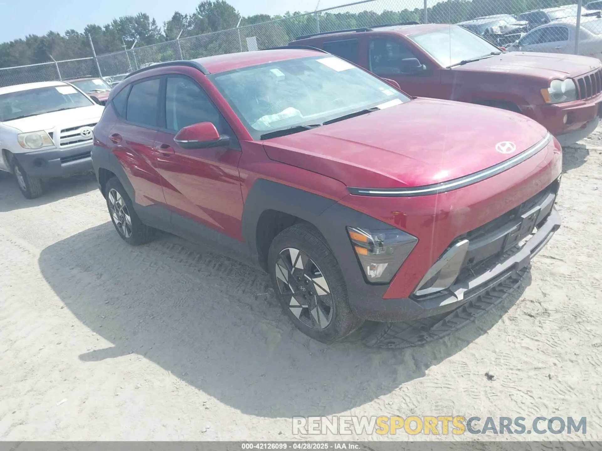 1 Photograph of a damaged car KM8HBCAB3RU106748 HYUNDAI KONA 2024
