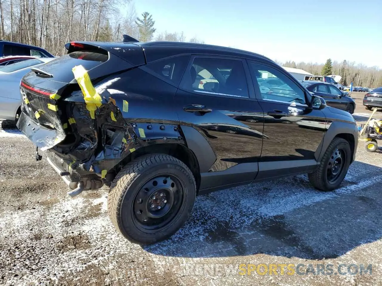 3 Photograph of a damaged car KM8HBCAB3RU140866 HYUNDAI KONA 2024