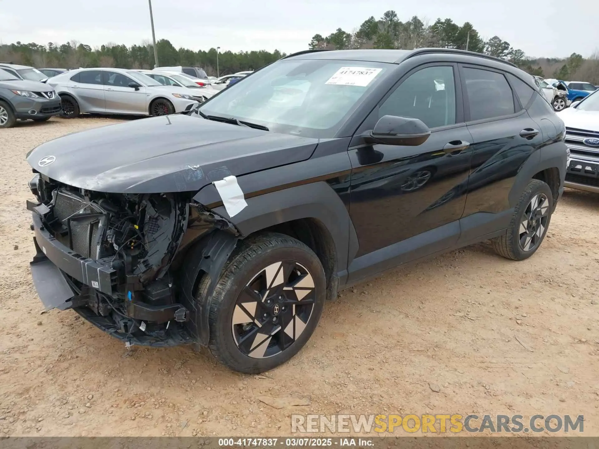 2 Photograph of a damaged car KM8HBCAB5RU047542 HYUNDAI KONA 2024