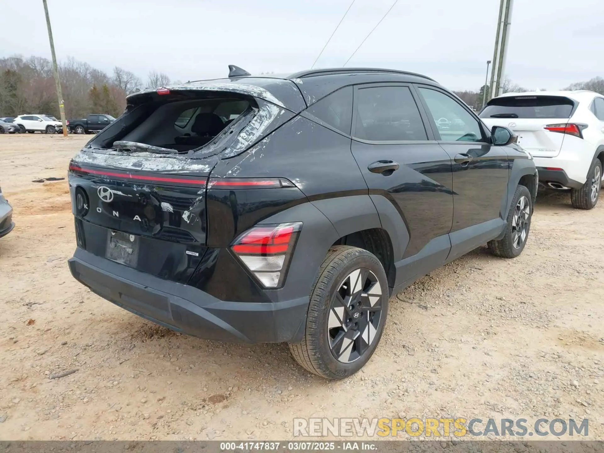 4 Photograph of a damaged car KM8HBCAB5RU047542 HYUNDAI KONA 2024