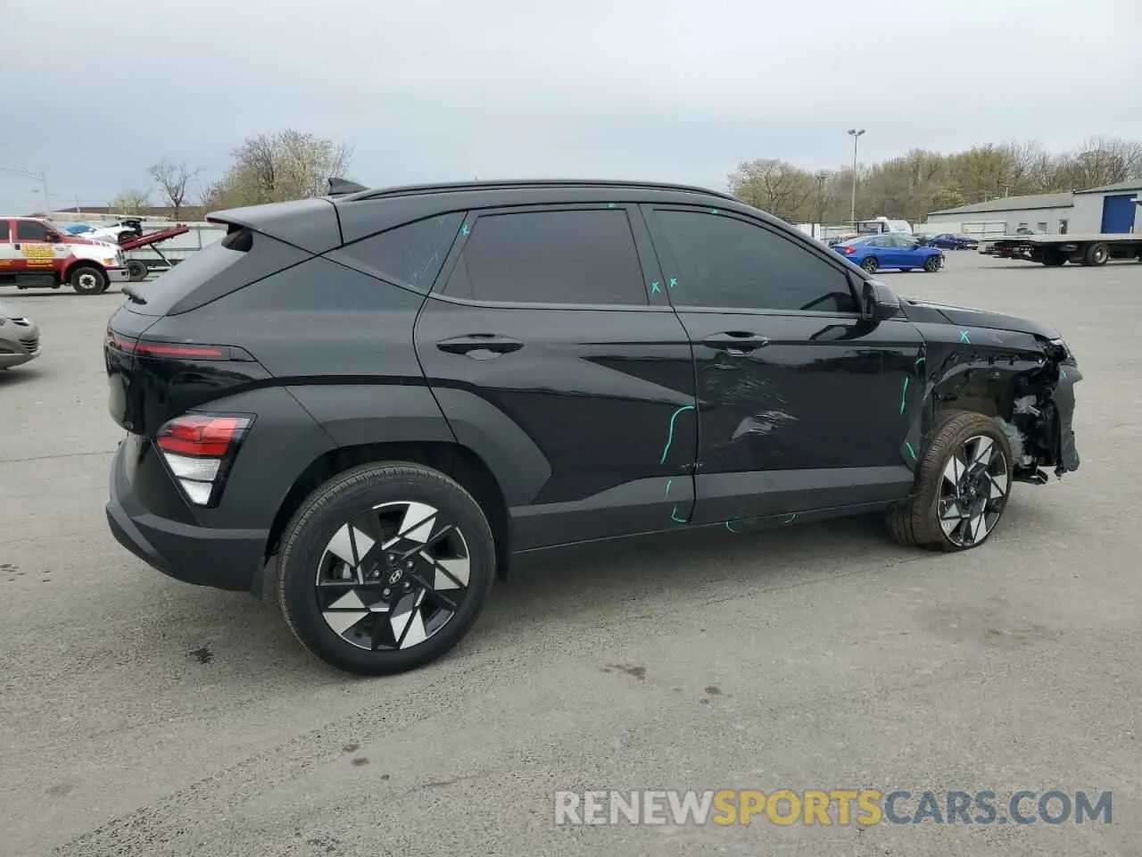 3 Photograph of a damaged car KM8HBCAB5RU051431 HYUNDAI KONA 2024