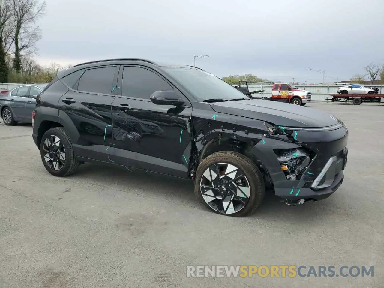 4 Photograph of a damaged car KM8HBCAB5RU051431 HYUNDAI KONA 2024