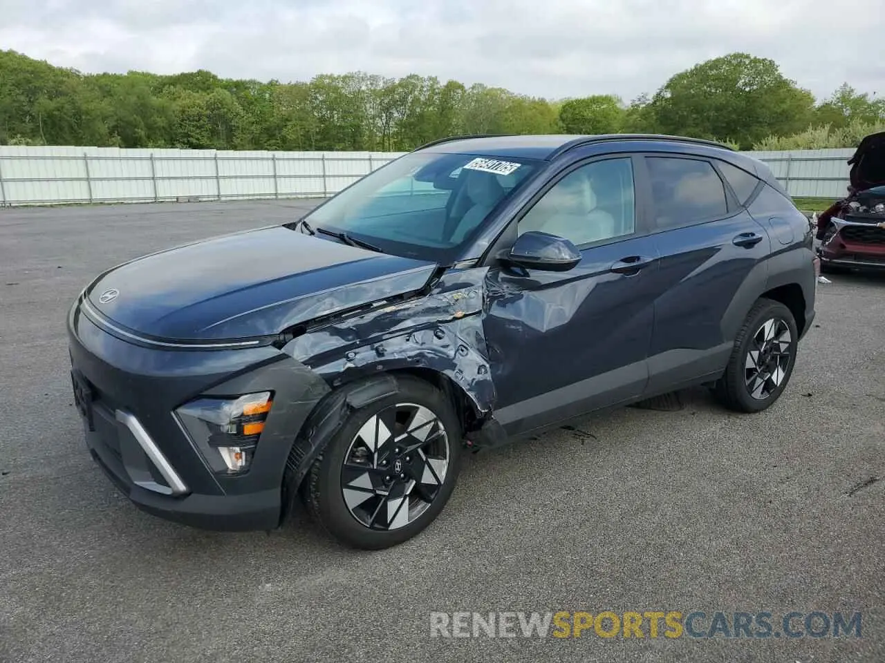 1 Photograph of a damaged car KM8HBCAB5RU165669 HYUNDAI KONA 2024