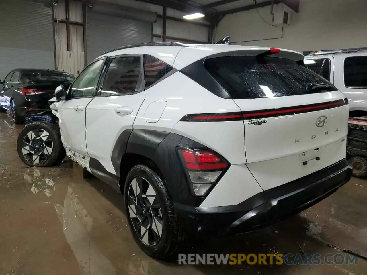 2 Photograph of a damaged car KM8HBCAB6RU056301 HYUNDAI KONA 2024
