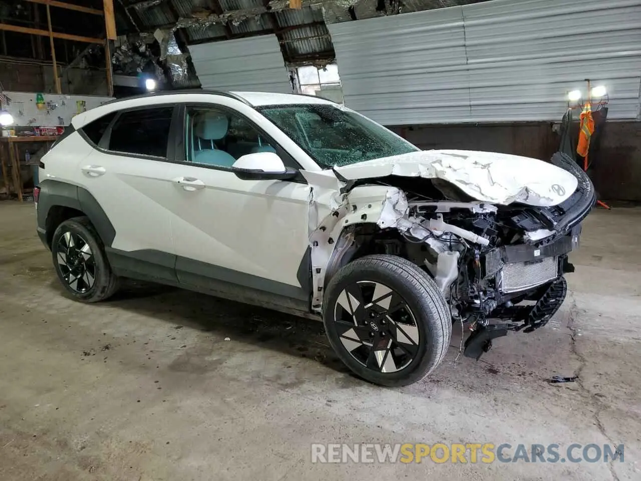 4 Photograph of a damaged car KM8HBCAB6RU072031 HYUNDAI KONA 2024