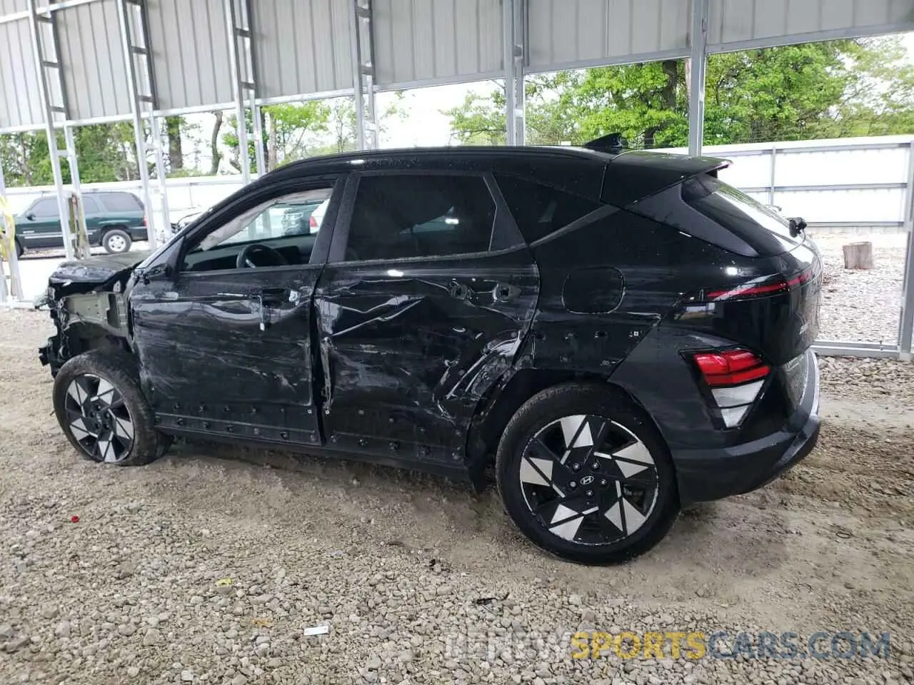2 Photograph of a damaged car KM8HBCAB6RU097821 HYUNDAI KONA 2024