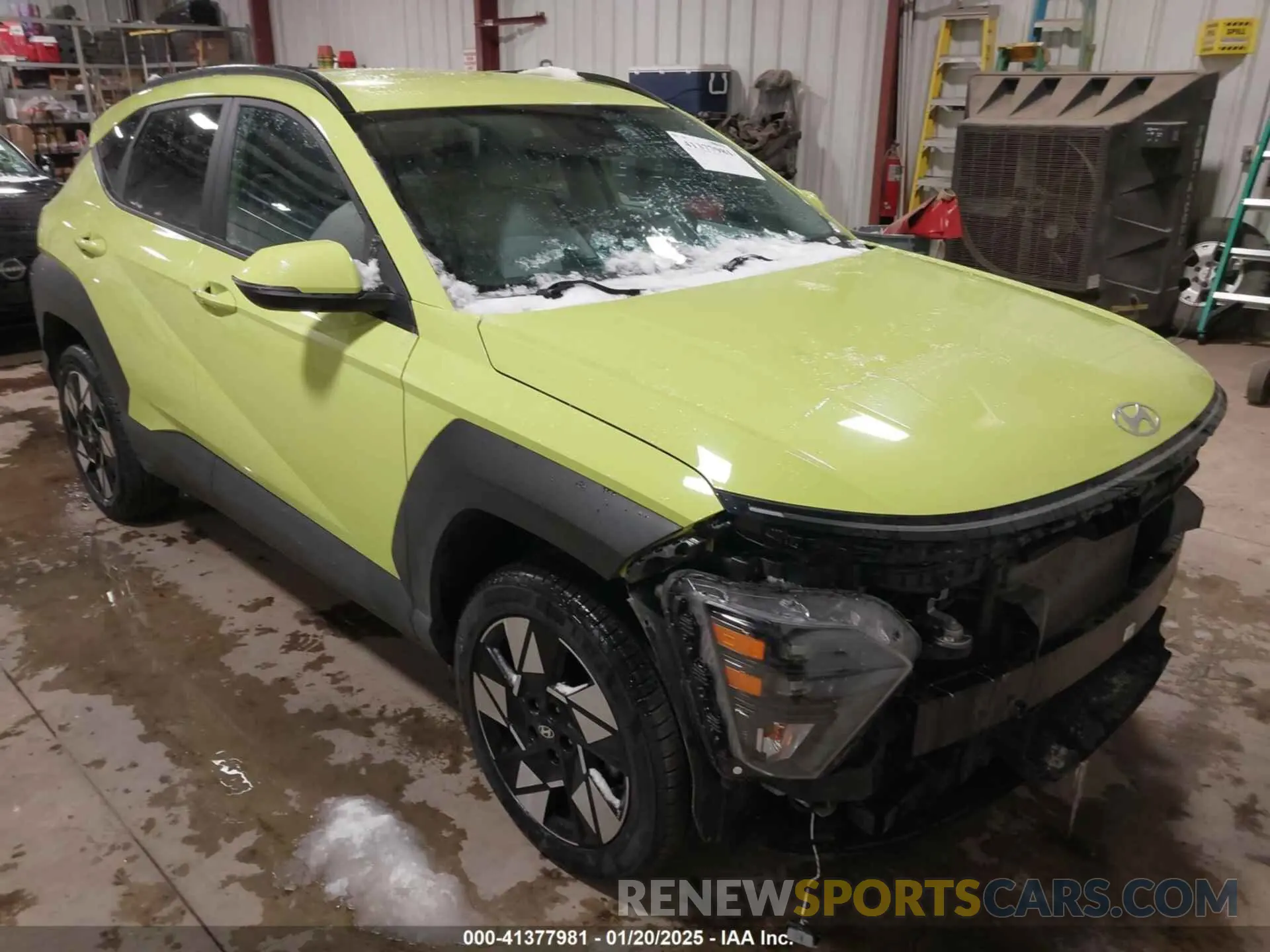 1 Photograph of a damaged car KM8HBCAB7RU079523 HYUNDAI KONA 2024