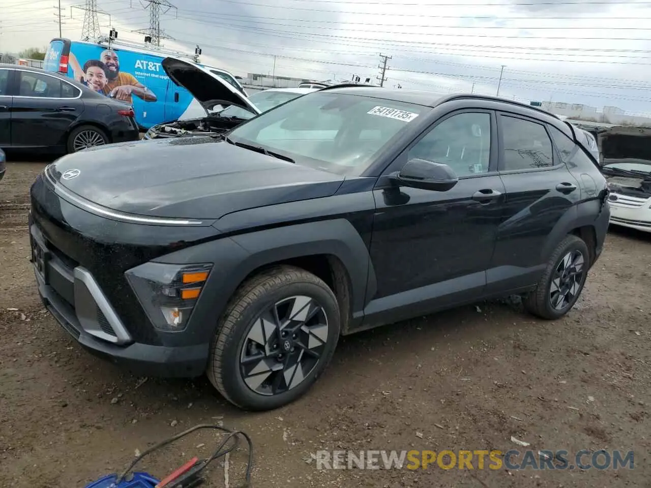 1 Photograph of a damaged car KM8HBCAB7RU105893 HYUNDAI KONA 2024