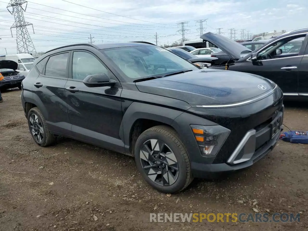 4 Photograph of a damaged car KM8HBCAB7RU105893 HYUNDAI KONA 2024