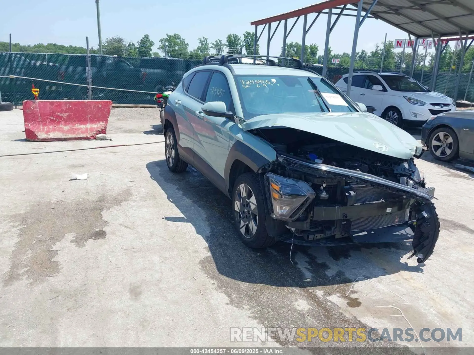 1 Photograph of a damaged car KM8HBCAB8RU051973 HYUNDAI KONA 2024