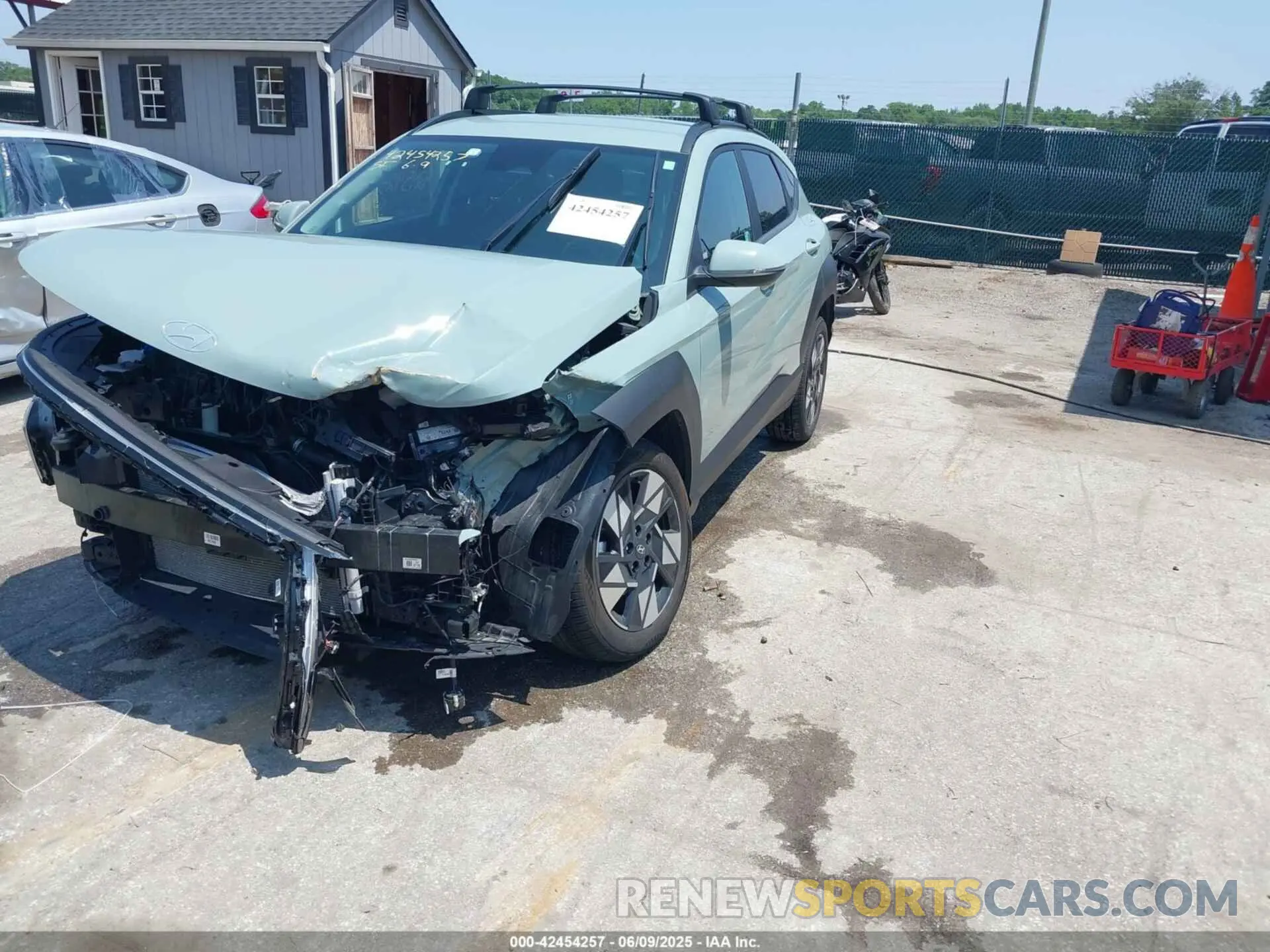 2 Photograph of a damaged car KM8HBCAB8RU051973 HYUNDAI KONA 2024