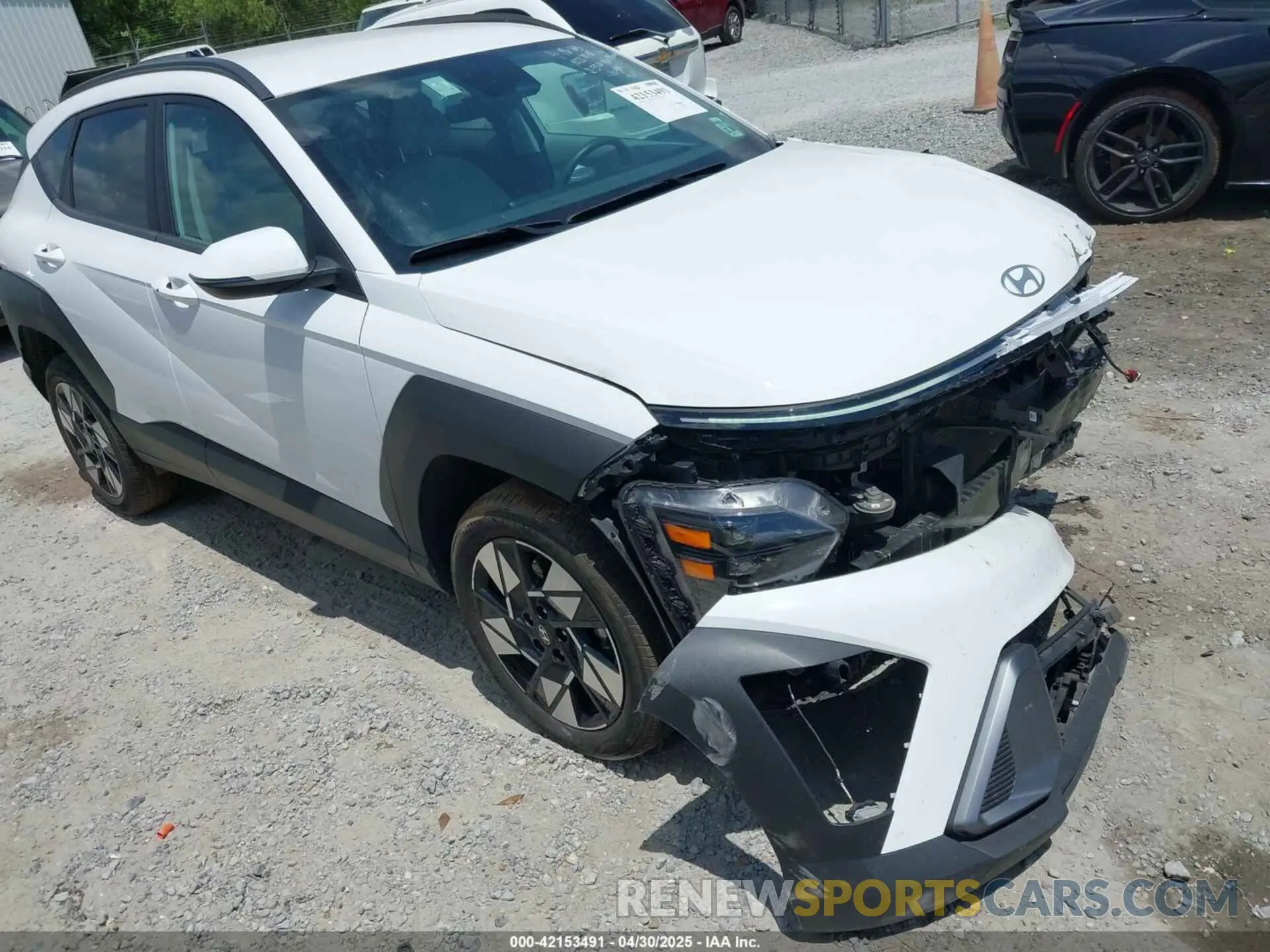 1 Photograph of a damaged car KM8HBCAB8RU074704 HYUNDAI KONA 2024