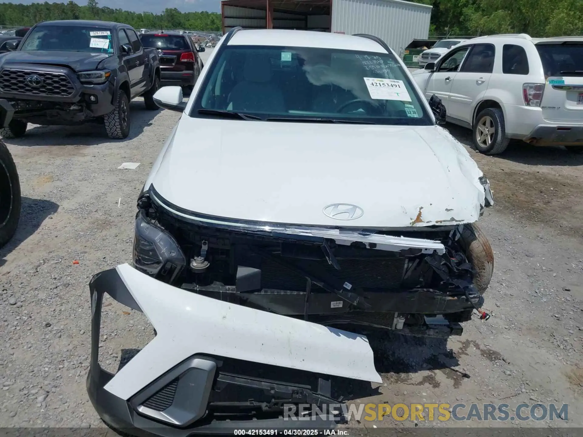 13 Photograph of a damaged car KM8HBCAB8RU074704 HYUNDAI KONA 2024