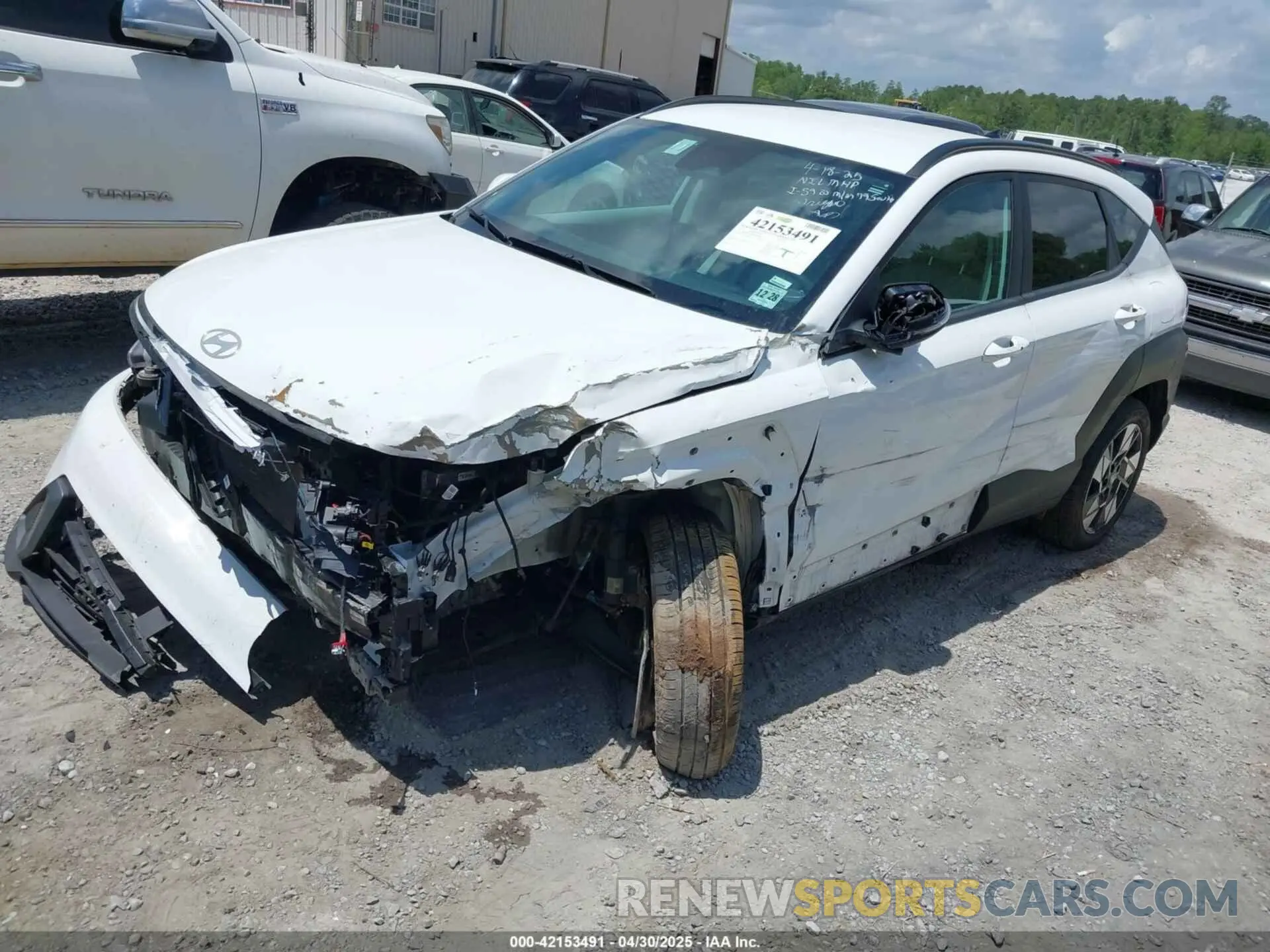 2 Photograph of a damaged car KM8HBCAB8RU074704 HYUNDAI KONA 2024