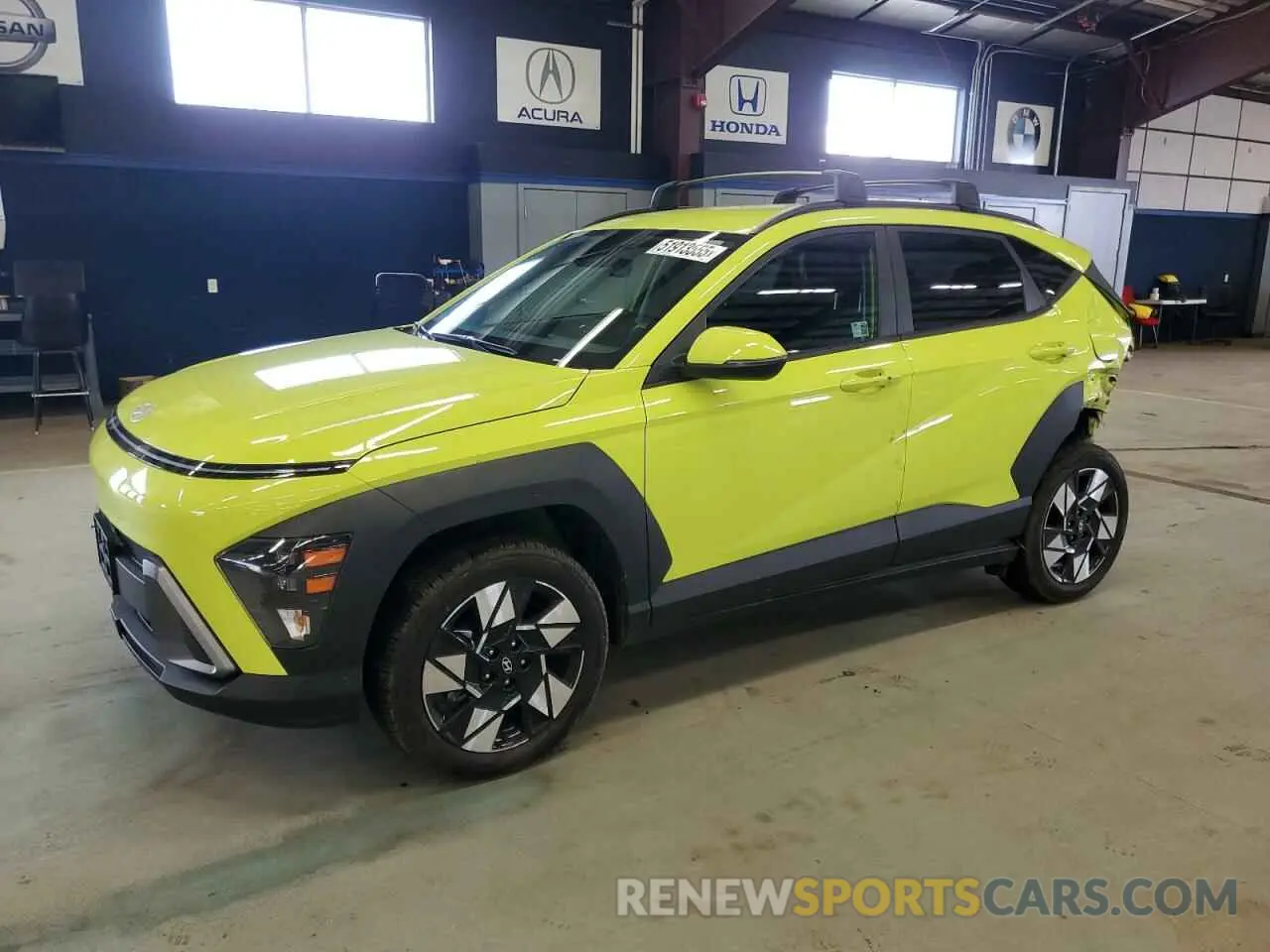 1 Photograph of a damaged car KM8HBCAB8RU098632 HYUNDAI KONA 2024