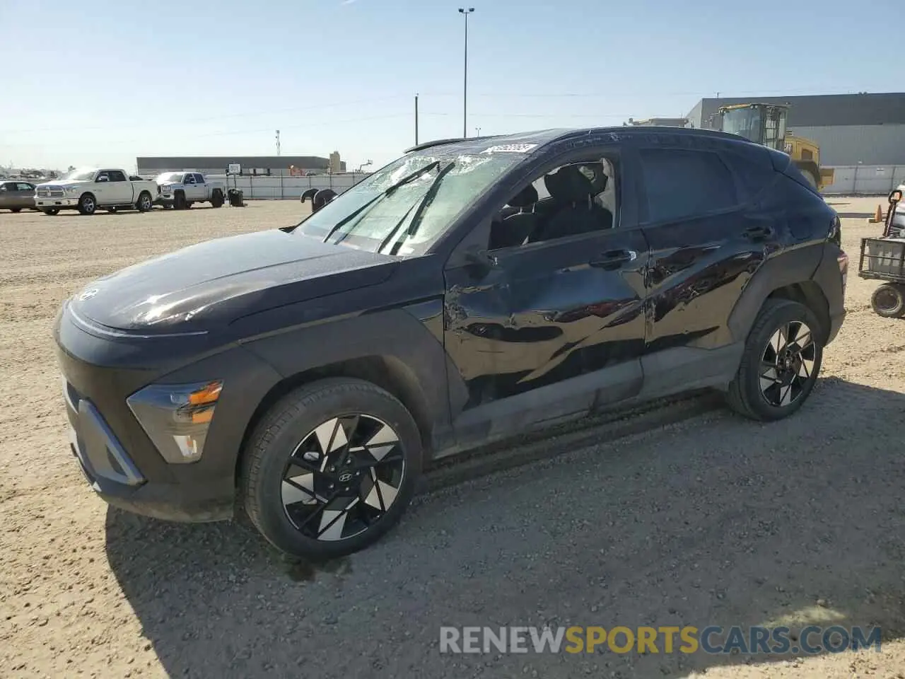 1 Photograph of a damaged car KM8HBCAB8RU122492 HYUNDAI KONA 2024