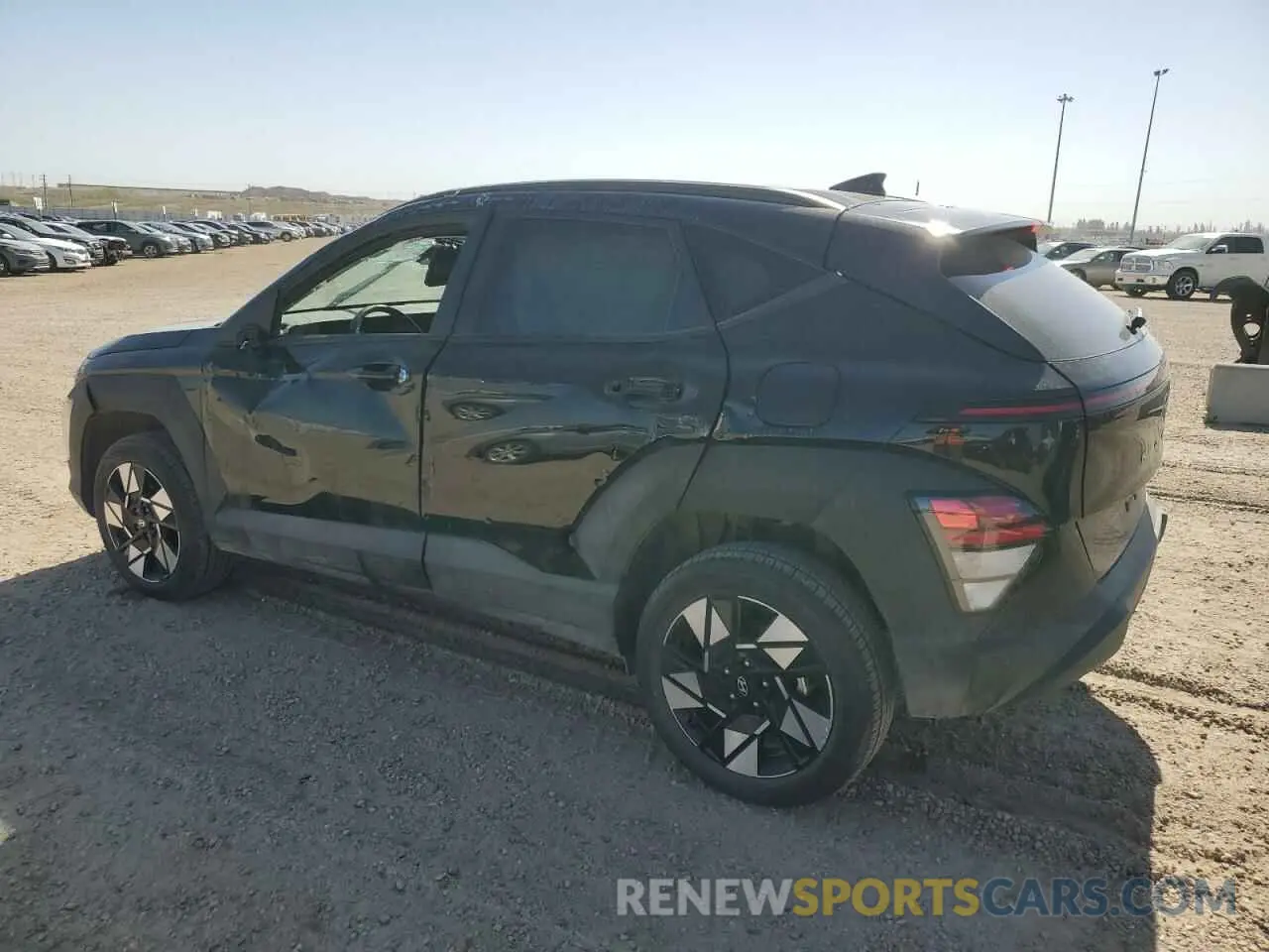 2 Photograph of a damaged car KM8HBCAB8RU122492 HYUNDAI KONA 2024