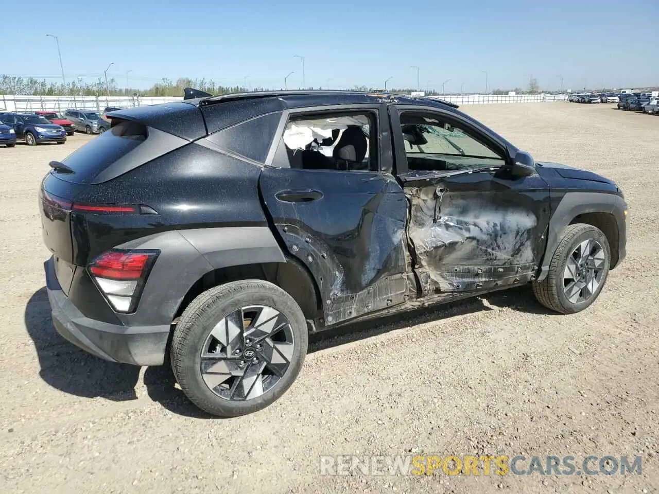 3 Photograph of a damaged car KM8HBCAB8RU122492 HYUNDAI KONA 2024