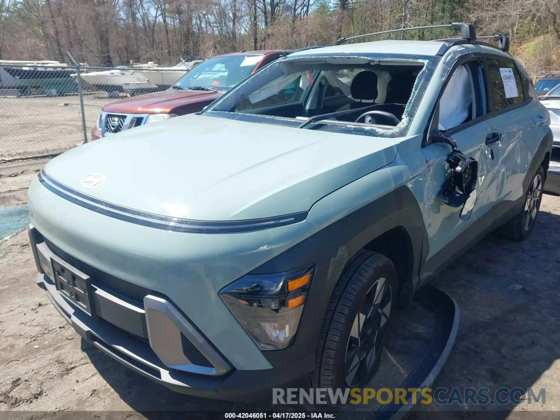 2 Photograph of a damaged car KM8HBCAB8RU154164 HYUNDAI KONA 2024
