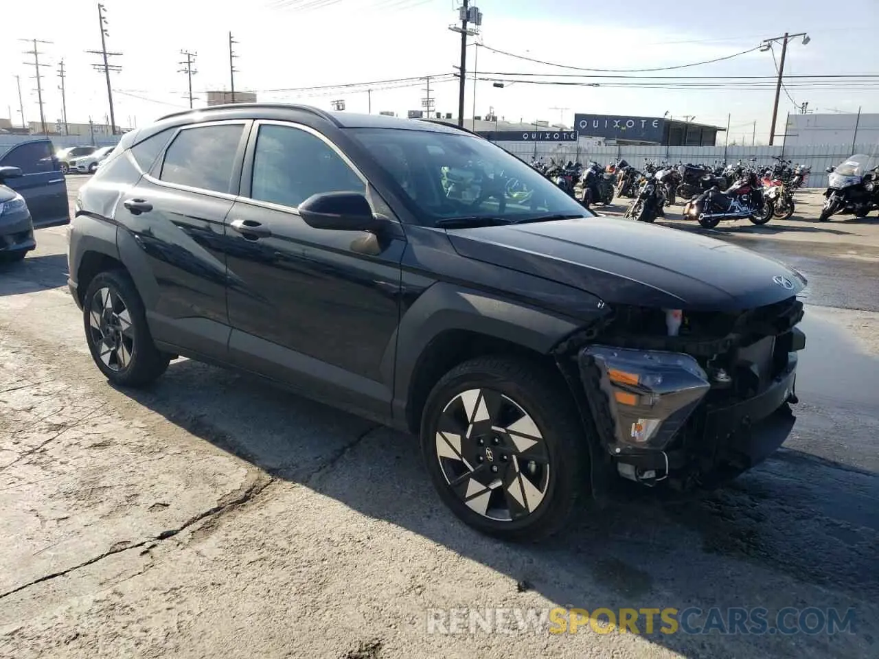 4 Photograph of a damaged car KM8HBCAB9RU080009 HYUNDAI KONA 2024