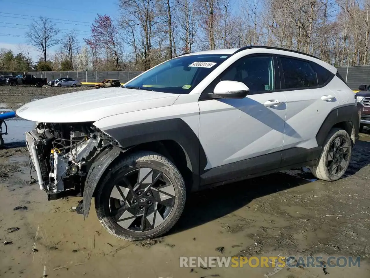 1 Photograph of a damaged car KM8HBCABXRU055510 HYUNDAI KONA 2024