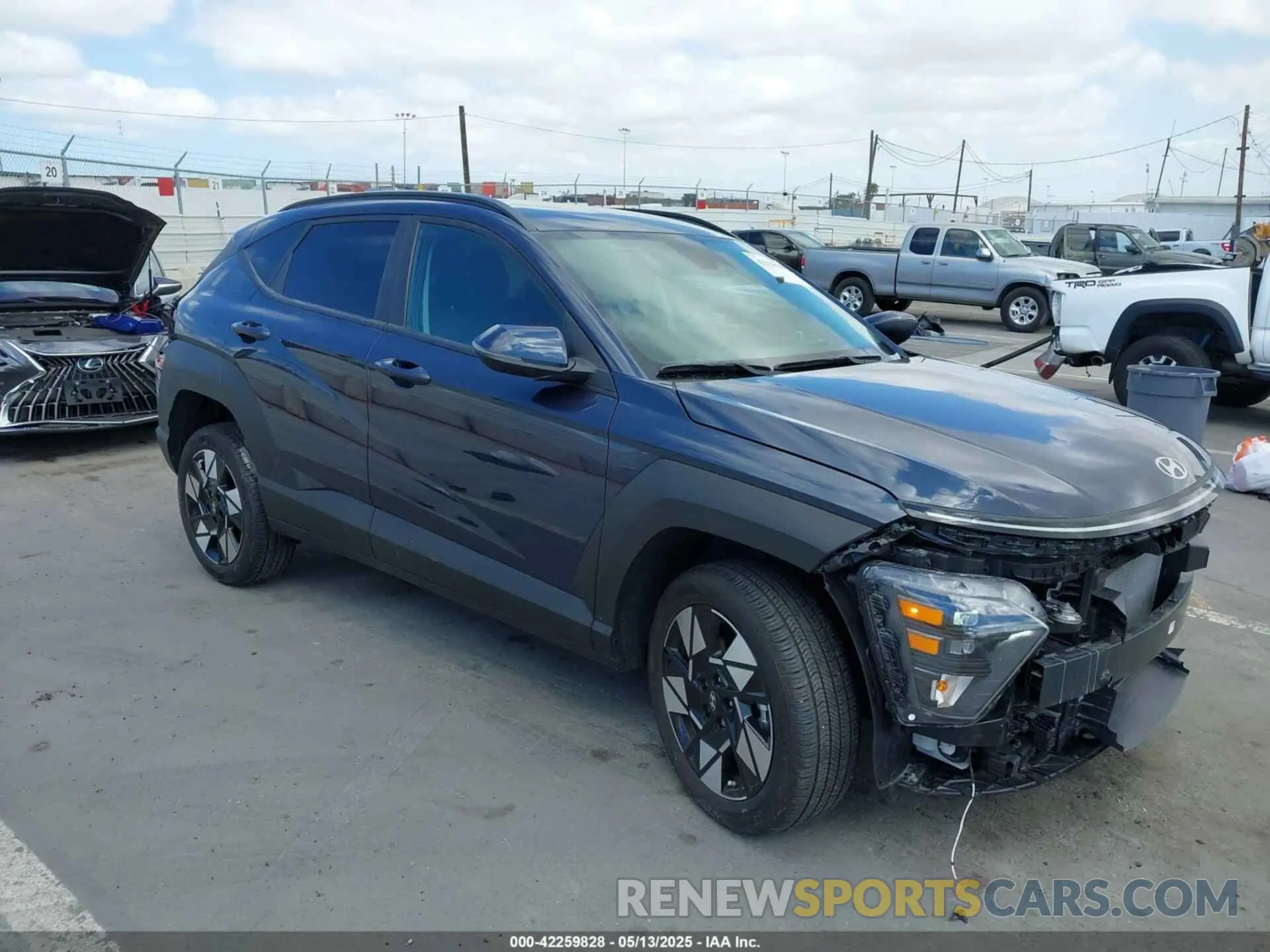 1 Photograph of a damaged car KM8HBCABXRU097465 HYUNDAI KONA 2024