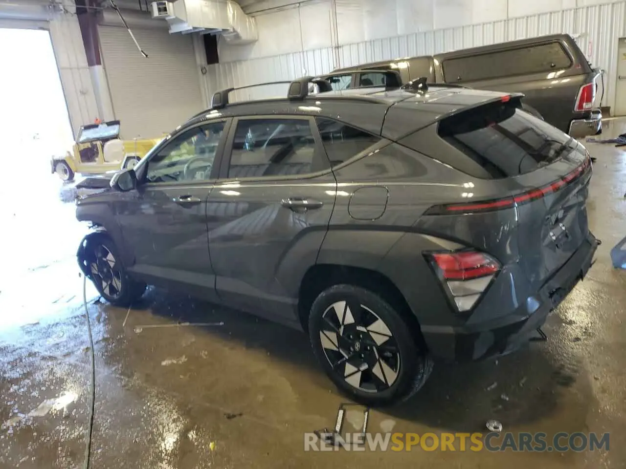 2 Photograph of a damaged car KM8HBCABXRU163075 HYUNDAI KONA 2024