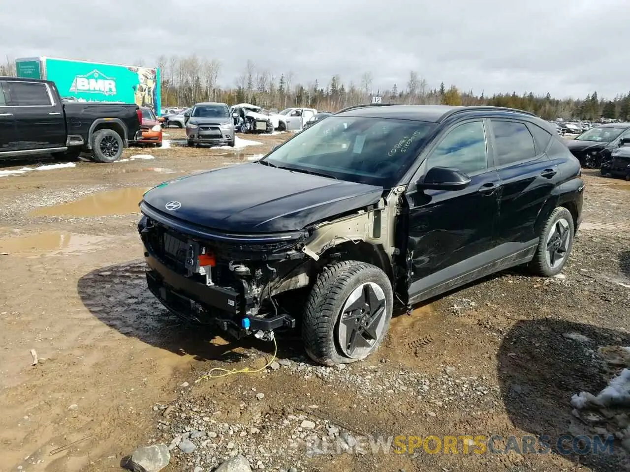 1 Photograph of a damaged car KM8HC3A60RU004422 HYUNDAI KONA 2024