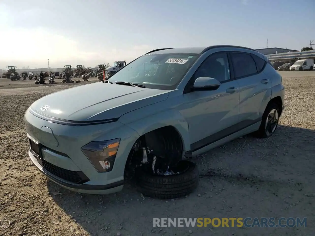 1 Photograph of a damaged car KM8HC3A62RU014238 HYUNDAI KONA 2024