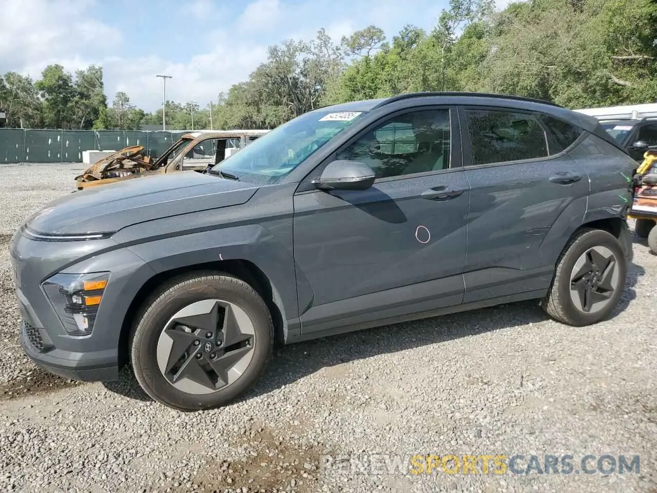 1 Photograph of a damaged car KM8HC3A64RU011146 HYUNDAI KONA 2024