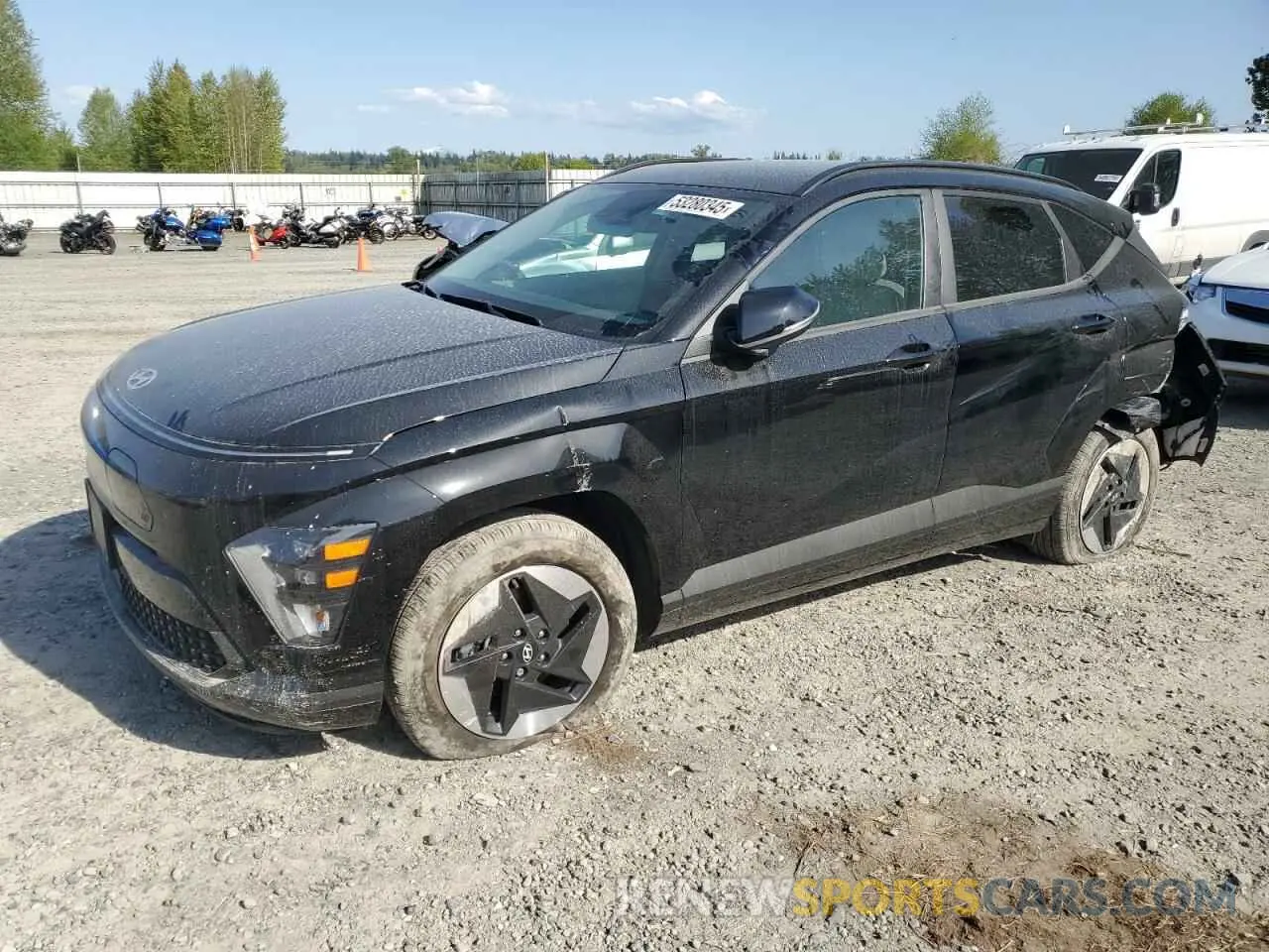 1 Photograph of a damaged car KM8HC3A65RU016890 HYUNDAI KONA 2024
