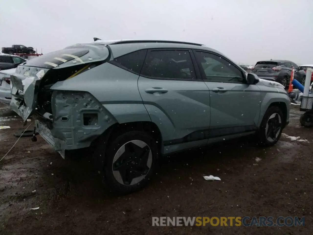3 Photograph of a damaged car KM8HC3A66RU017501 HYUNDAI KONA 2024