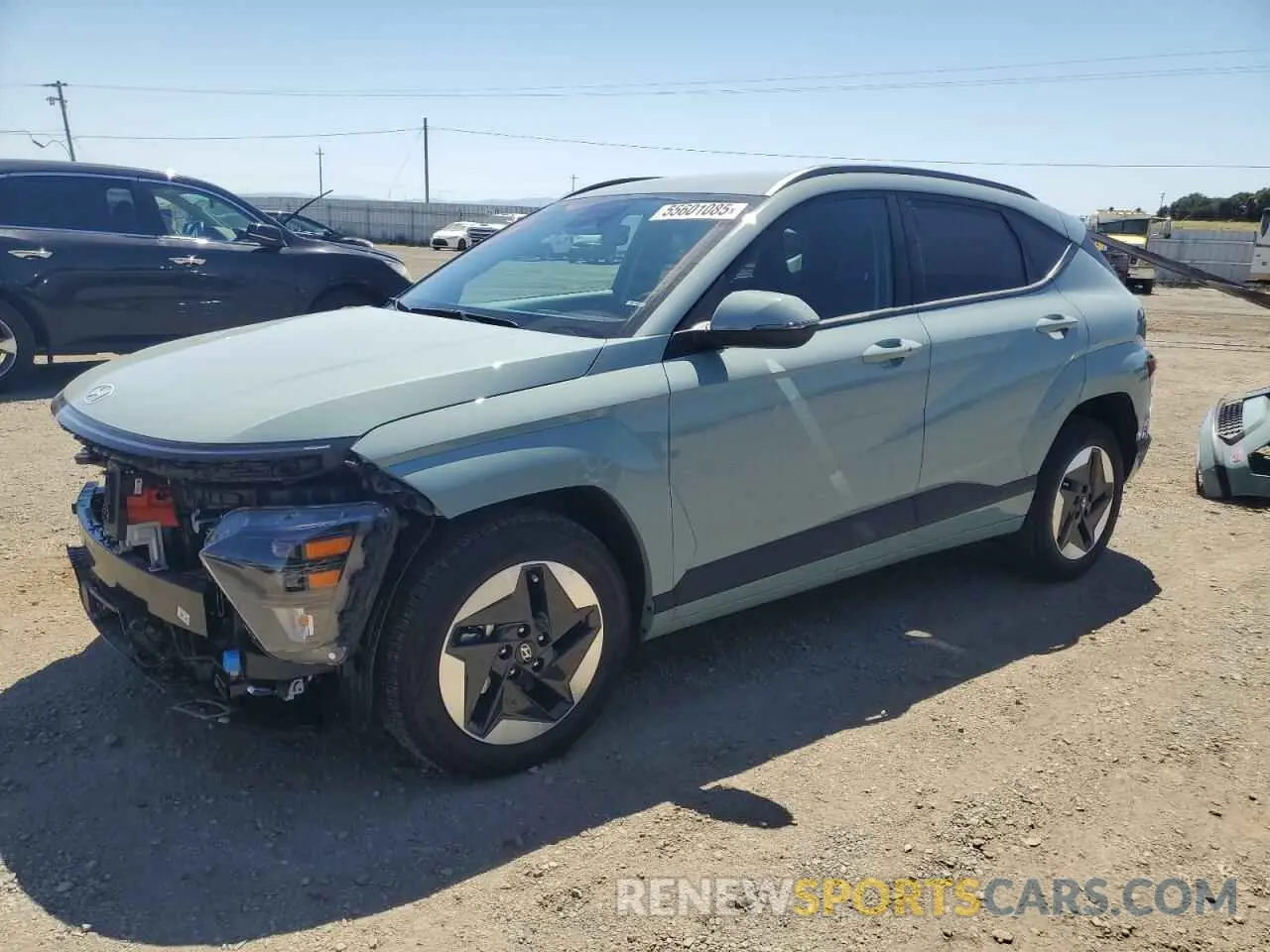 1 Photograph of a damaged car KM8HC3A67RU013778 HYUNDAI KONA 2024
