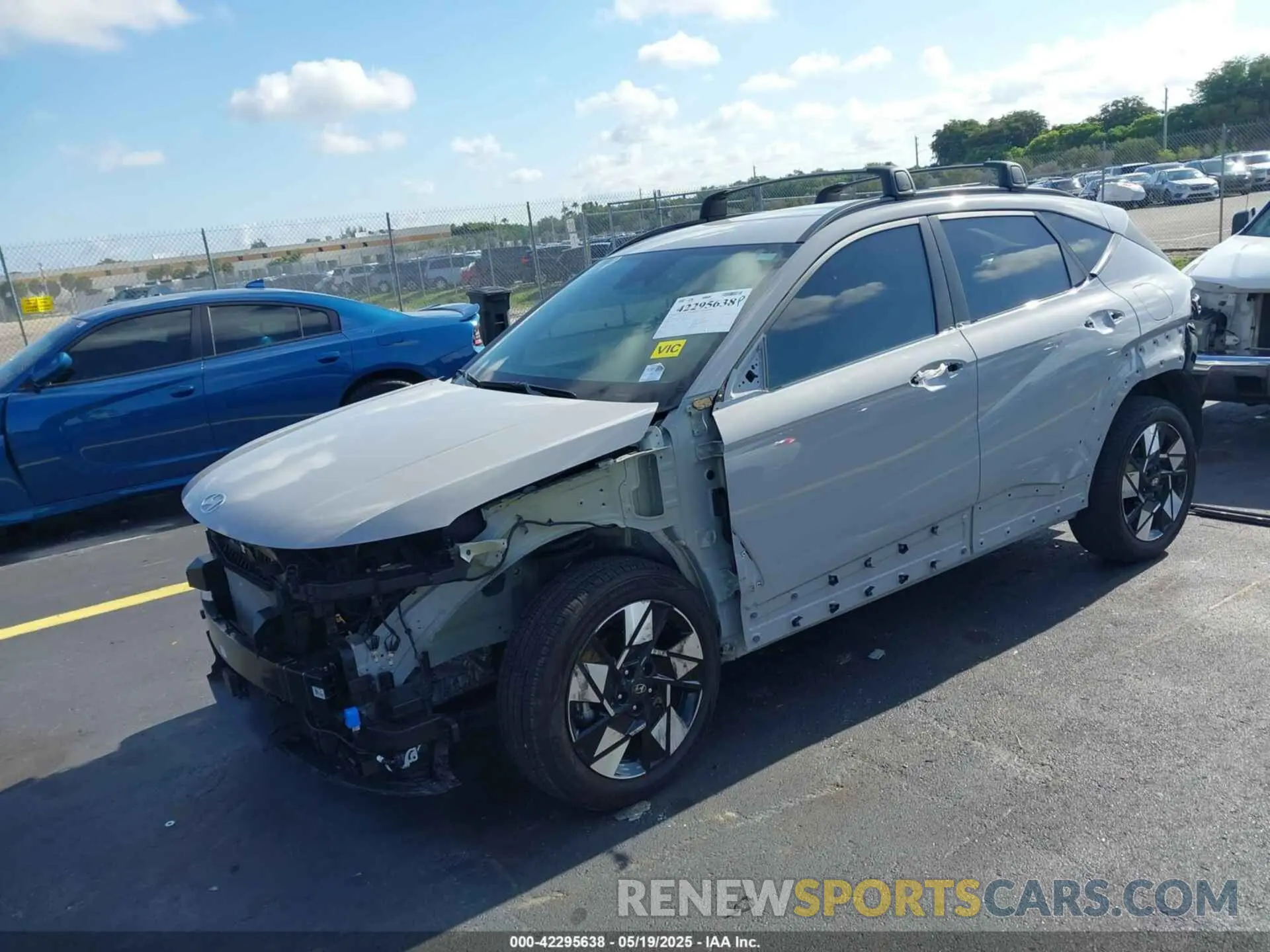 2 Photograph of a damaged car KM8HC3AB0RU183347 HYUNDAI KONA 2024