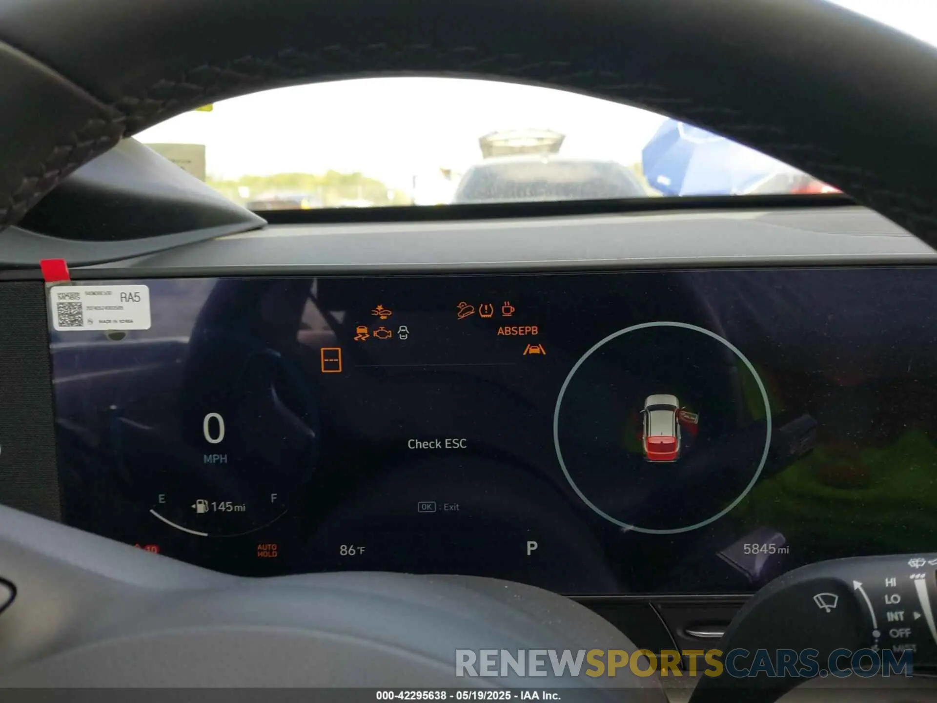7 Photograph of a damaged car KM8HC3AB0RU183347 HYUNDAI KONA 2024