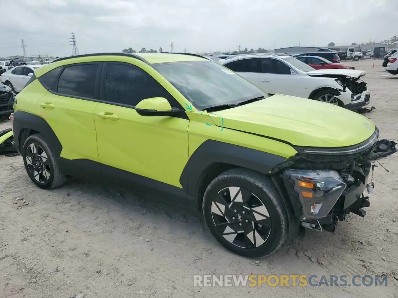 4 Photograph of a damaged car KM8HC3AB2RU056583 HYUNDAI KONA 2024